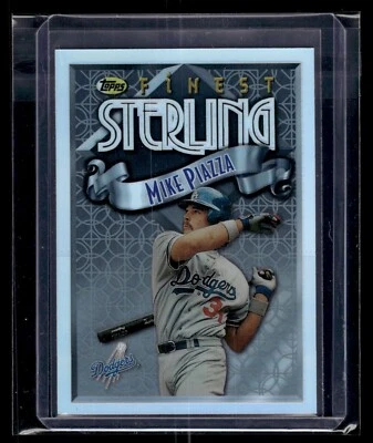 1996 Topps Finest Refractor #11 Mike Piazza Dodgers Dodgers HOF - Image 1 of 2