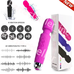 Sex Toys for Women Rechargeable G spot Clit Vibrator Dildo Massager Adult Gift - Picture 1 of 30