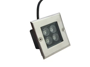 4w DC12v LED Underground Lamp Outdoor Path Landscape Inground Light Warm White - Picture 1 of 5