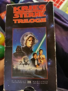 Star Wars Originalfassungen VHS CBS FOX Video Krieg der Sterne Trilogie RAR* - Bild 1 von 1