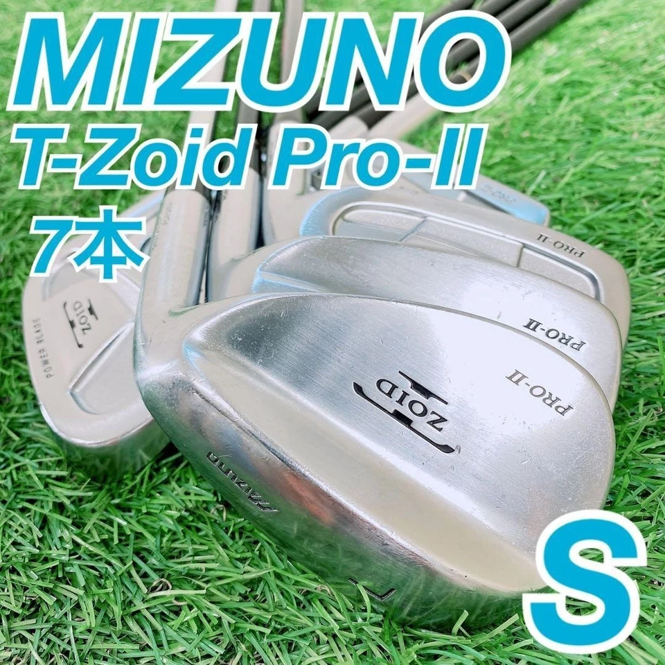 Juego de plancha Mizuno T-ZOID PRO-II 7 piezas 5-Pw-L rígida flexible derecha Foto 1 de 4