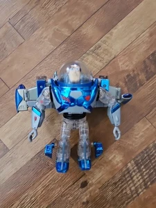 Disney Pixar Toy Story 2 2000 Metal Morphers Buzz Lightyear transparente y azul - Imagen 1 de 3