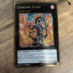 YUGIOH LAVALVAL CHAIN PREMIUM GOLD RARE PGL2-EN044 1ST EDITION - Picture 1 of 1