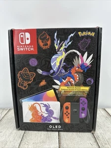 Nintendo Switch OLED Pokémon Scharlachrot & Violett *NUR LEERKARTON* - Bild 1 von 10