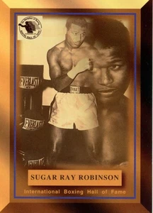 1996 Ringside #9 Sugar Ray Robinson International Hall of Fame - Picture 1 of 2