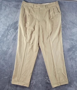Pantalones trofeo Ermenegildo Zegna para hombre 38 pantalones de lana caqui - Imagen 1 de 10