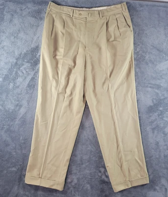 Pantalones trofeo Ermenegildo Zegna para hombre 38 pantalones de lana caqui Foto 1 de 4