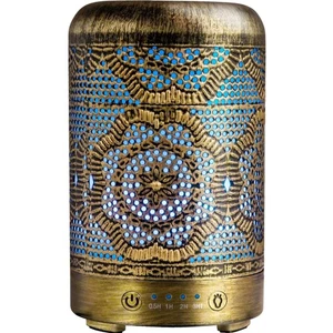 Aromadiffuser Metall 100ml Farbwechsel LED 7 Lichtbefeuchter Feng Shui - Bild 1 von 2