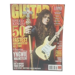 Guitar World Magazine July 2008 Yngwie Malmsteen Cover Fastest Guitarists! FINE+ - Imagen 1 de 3
