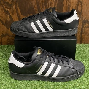 Adidas Superstar schwarz weiß / Herren US Größe 13 / siehe Fotos - Bild 1 von 12