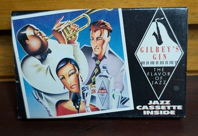 1992 Gilbey’s Gin The Flavor Of Jazz Cassette Tape, Sealed With Cardboard Sleeve - Image 1 of 4