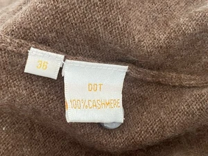🤎HOUSE OF CASHMERE Cardigan szS BROWN 🤎VGC designer - Picture 1 of 8