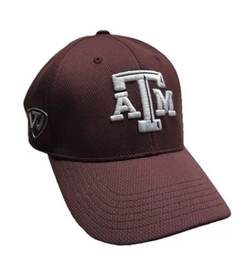 Texas AM Aggies Top Of The World FlexFit Maroon Fitted Hat  Size M/L - Picture 1 of 8