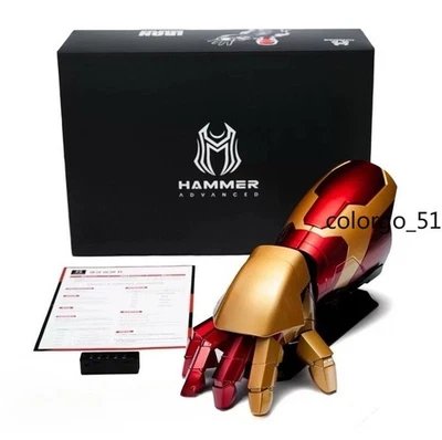 1:1 Iron Man MK42 Gauntlet Arm Wearable Cosplay Armor Voice/Remote Control Gift - Image 1 of 4
