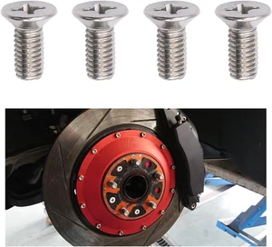 4 Stück Edelstahl Bremsscheiben Rotor Schrauben, Auto Halteschrauben Set für vorne - Bild 1 von 12