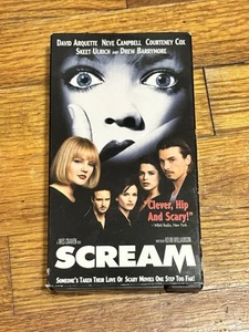 Vintage SCREAM VHS - Wes Craven Horror Classic - 1997 - Picture 1 of 5