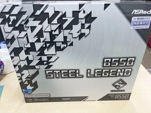 Carte mère gaming ASRock B550 Steel Legend Micro ATX AM4 DDR4 du Japon NEUVE - Photo 1/4
