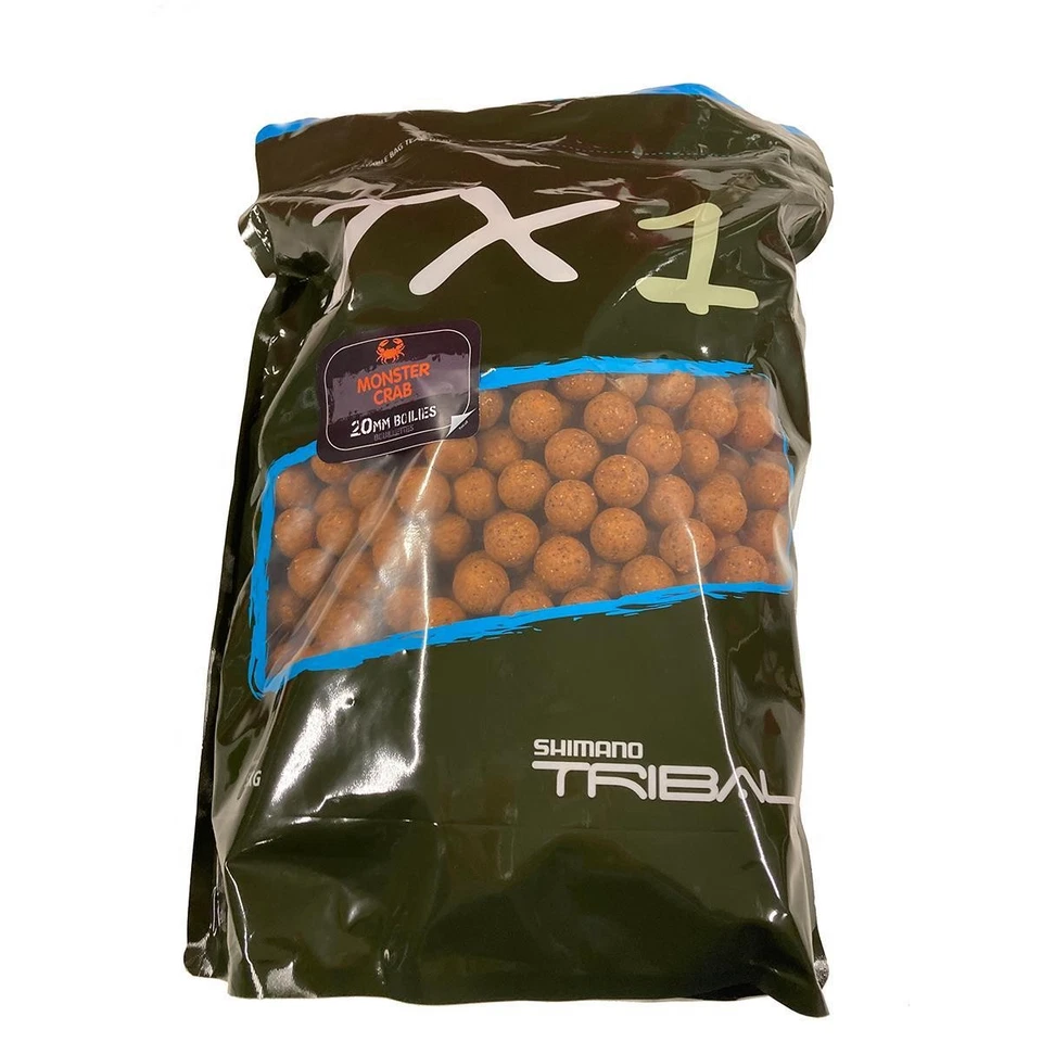Shimano TX1 Boilies Monstercrab 20mm 5kg Karpfen Köder Krabbenboilies - Bild 1 von 1