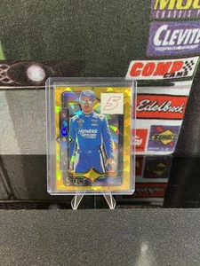 Kyle Larson 2025 Select Racing Gold Numbers Cracked Ice /10 - Picture 1 of 2