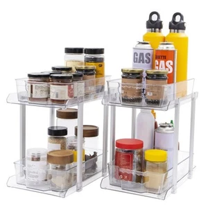 2-Pack Under Sink Storage Organizer,Pull Out Cabinet Organizer,Multi-purpose ... - Picture 1 of 5