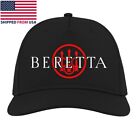 BERETTA Firearms Guns Logo Black Hat Baseball Cap Adult Size