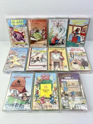 Songs For Children Cassette Tape Lot x 11 Songs & Stories Sealed Made In England - Image 1 of 4
