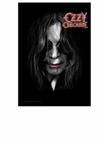 OZZY - BLOODY LIPS - STOFFPOSTER 30x40 WANDBEHANG HFL1210 - Bild 1 von 1