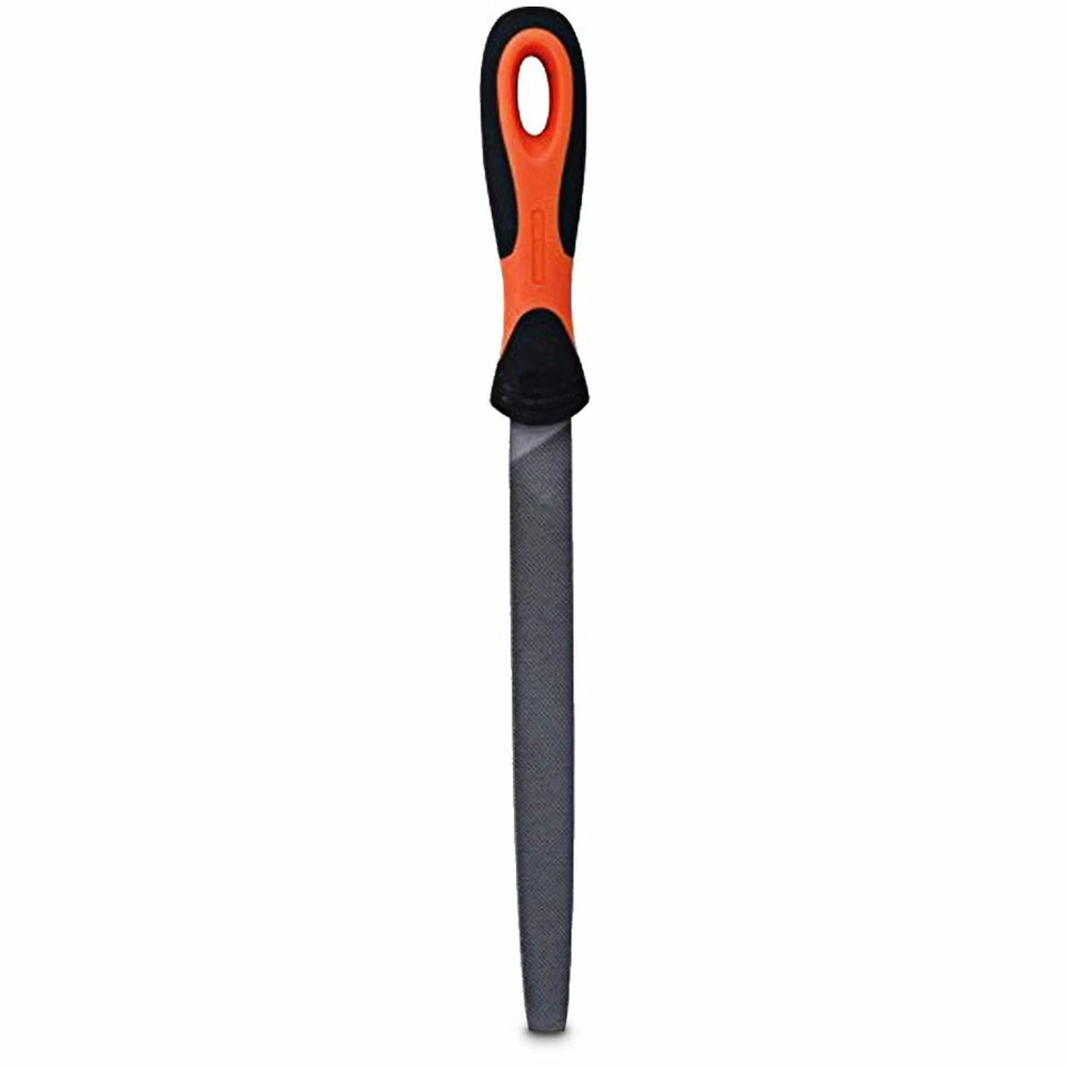 Bahco HALF ROUND FILE 300x31.0x9.0mm Cut-2 For Deburring Work, With Handle - Image 1 of 1