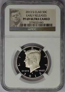 2013-S 50c Clad Kennedy Half Dollar - NGC PF 69 Ultra Cameo - Picture 1 of 2
