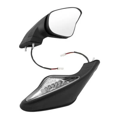 Rearview Mirror W/ Signal Light Fit For DUCATI 848 1098 1098S 1098R 1198S 1198R - Image 1 of 4