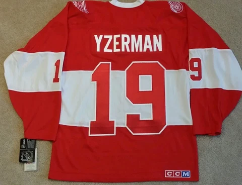 STEVE YZERMAN DETROIT RED WINGS 2014 WINTER CLASSIC ALUMNI CCM JERSEY Cover