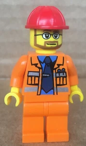 LEGO ®-Minifigura Town City Trabajadores de la Construcción Set 7243 Construction Site cty015 cty0015 - Imagen 1 de 3