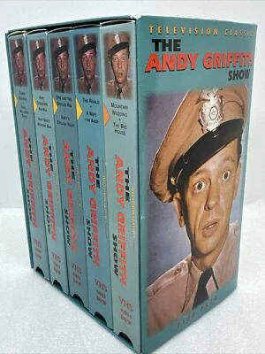 Box Set THE ANDY GRIFFITH Show 5 VHS Tapes 10 Episodes 5 Hours Excellent Cond - Image 1 of 4