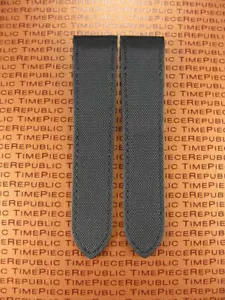 Correa de reloj de tela Kevlar con correa de cuero negra de 20 mm CARTIER SANTOS 100 mediana x1 - Imagen 1 de 5
