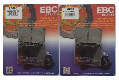 EBC Organic FRONT Disc Brake Pads (2 Sets) Fits YAMAHA VMAX 1200 (1991 to 1992) - Image 1 of 4
