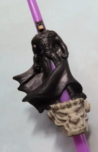 Vintage 1995 BATMAN APPLAUSE SIPPER STRAW*Super Hero*BATMAN*NOS*color changing*D - Picture 1 of 8