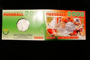 Österreich: 5 Euro Gedenkmünze Silber 2008 Anpfiff Schweiz Miniblister Selten! - Bild 1 von 1