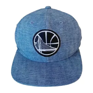 Mitchell & Ness Nostalgia Blue Snap Back NBA GOLDEN STATE WARRIORS Baseball Hat - Bild 1 von 13