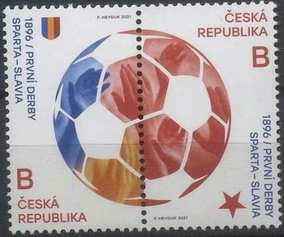 República Checa 2021 Deporte, Fútbol, Fútbol, AC Sparta - SK Slavia MNH** Foto 1 de 1