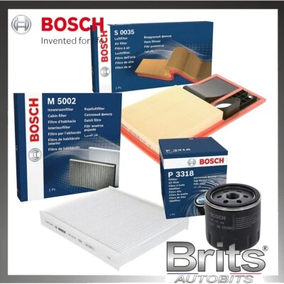 FOR SEAT IBIZA 1.4 TOCA MK4 2012-2015 Bosch Cabin, Oil & Air Filters Service Kit - Image 1 of 4