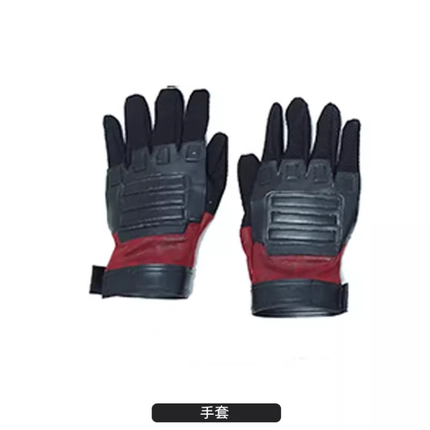 Marvel Deadpool Black Gloves A Pair Accessories Cosplay Costume Prop Unisex Gift - Image 1 of 1