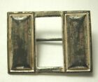 WW1 US Army Sterling Captain Rank Bar for Flat Hat - Coffin Type -  AEF - PB
