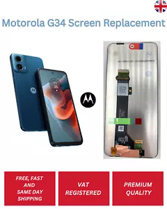 Motorola Moto G34 Digitalizador Pantalla LCD Repuesto - Imagen 1 de 3