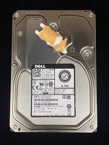 4WXV5 DELL TOSHIBA 8TB 7.2K 6G SATA 3.5" LFF HDD MG05ACA800E 04WXV5 - Picture 1 of 3