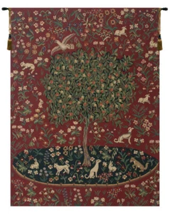 Cluny Tree Belgian Tapestry | Medieval Jacquard Wall Hanging Home Decor - Picture 1 of 6