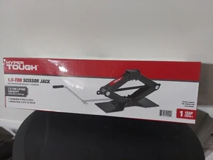 Hyper Tough 1-1/2 Ton Scissor Jack with Large Base New Free Shipping - Picture 1 of 3