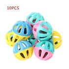 10PCS Colorful Hollow Balls Built-in Bells for Cat Dog Interactive Balls Fun Toy