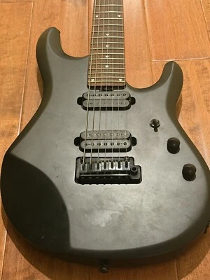 Excellent Condition Sterling Music Man John Petrucci JP70- Stealth Black - Image 1 of 4