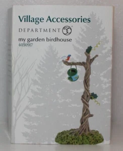 DEPT 56 MY GARDEN BIRDHOUSE 4030917 VILLAGE ACCESSORIES NEW IN BOX DEPARTMENT - Picture 1 of 5