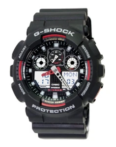 Reloj Casio GA100-1A4 G-Shock X-Large Rojo Negro Ana/Digi Hombre NUEVO - Imagen 1 de 5